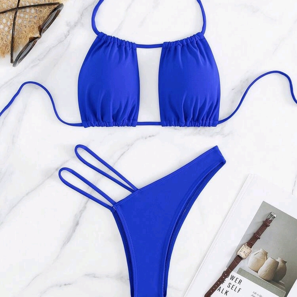 SHEIN Royal Blue Bikini Set